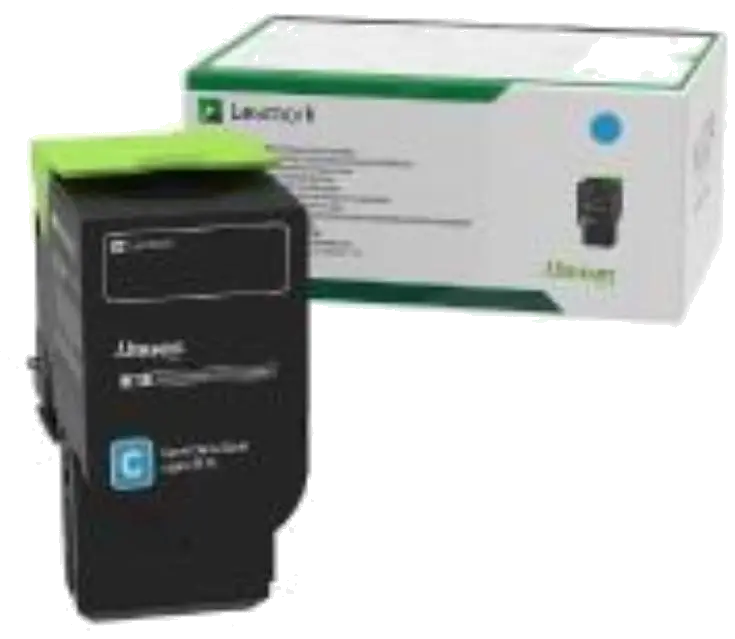 Lexmark 78C20C0 Toner cyan original pentru 1400 pagini compatibil cu CX625 CS/CX 421/521, 734646649995