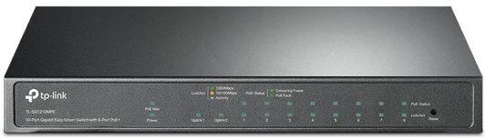 TP-Link TL-SG1210MPE TL-SG1210MPE SWITCH 10 Porturi Gigabit Desktop cu 8 Porturi PoE+ 123W, 845973099565
