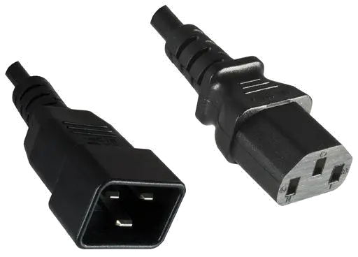 MicroConnect PE030610 Cablu de alimentare / prelungitor C13 C20, 10A/250V, 1m, negru, 5712505452080