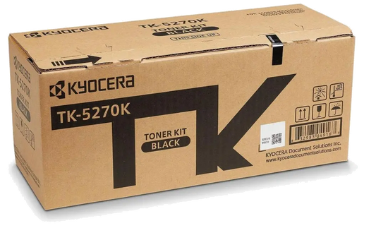 Kyocera 1T02TV0NL0 TK-5270K Toner negru pt. Kyocera ECOSYS M6230, M6630, M6630, 8000 pag., 632983049167