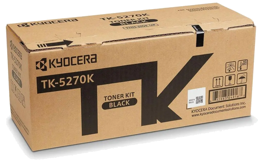 Kyocera 1T02TV0NL0 TK-5270K Toner negru pt. Kyocera ECOSYS M6230, M6630, M6630, 8000 pag., 632983049167