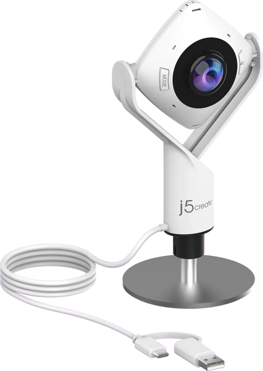 j5create JVCU360-N 360 All Around Webcam, JVCU360, 2,07 MP, 1920x1080@30fps, 4712795085594