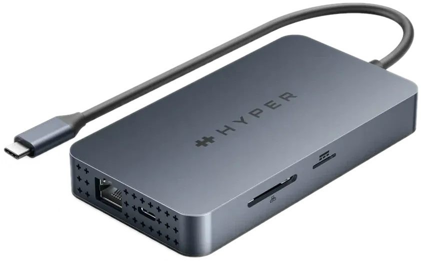 Targus HDM1HBUGL HyperDrive Dual 4K HDMI 10-in-1 USB-C Hub For M1/M2/M3 MacBooks, 6941921148317