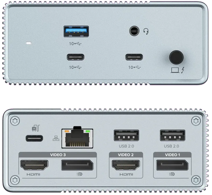 Targus HDG212B-GL HyperDrive GEN2 12-in-1 USB-C Docking Station, 6941921148287