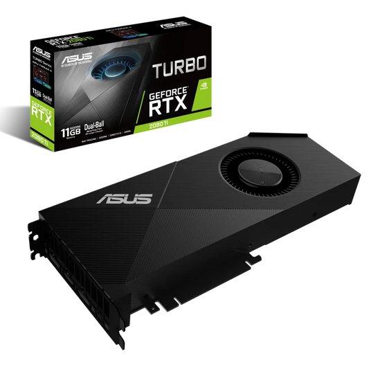 Asus TURBO-RTX2080TI-11G TURBO-RTX2080TI-11G placa video GEFORCE RTX 2080TI 11GB GDDR6 (352bit), HDMI, DP