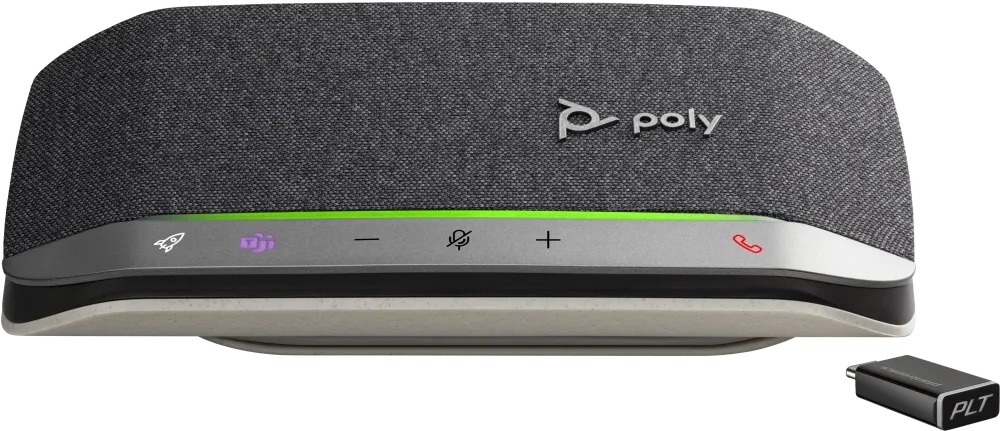 HP 772D1AA Poly Sync 20+ Microsoft Teams Certified USB-C Speakerphone, 197029536242