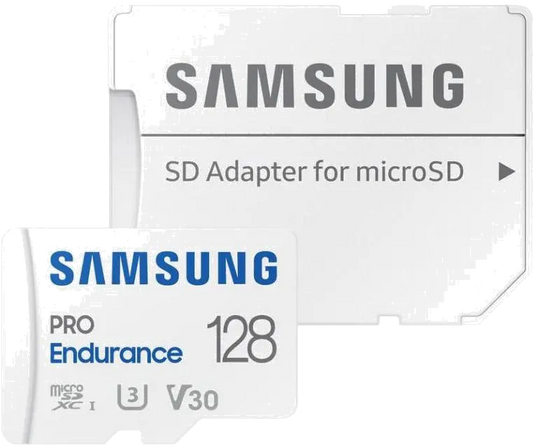 Samsung MB-MJ128KA/EU MB-MJ128KA/EU Micro Secure Digital Card PRO Endurance 128GB Clasa 10 pana la 40MB/S cu adaptor, 8806092767256