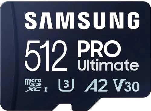 Samsung MB-MY512SA/WW MB-MY128SA/WW Micro Secure Digital Card Pro Ultimate 512GB Clasa 10 pana la 200MB/S cu adaptor, 8806094957228