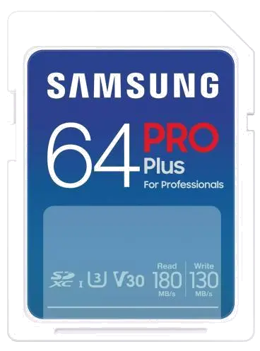 Samsung MB-SD64S/EU MB-SD256S/EU Micro Secure Digital Card PRO Plus 64GB Clasa U1 V10 pana la 120MB/S, 8806094785821