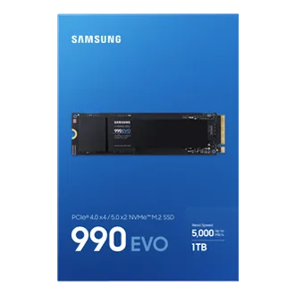 Samsung MZ-V9E1T0BW 1TB SSD 990 EVO PCIe M.2 NVMe, 8806095300276