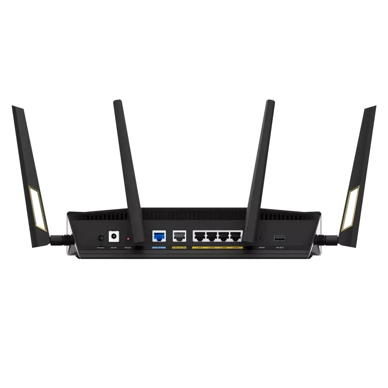Asus 90IG0820-MO3A00 RT-AX88U Pro AX6000 Dual Band WiFi 6 Router Dual 2.5G Port AiMesh support, 4711081911104