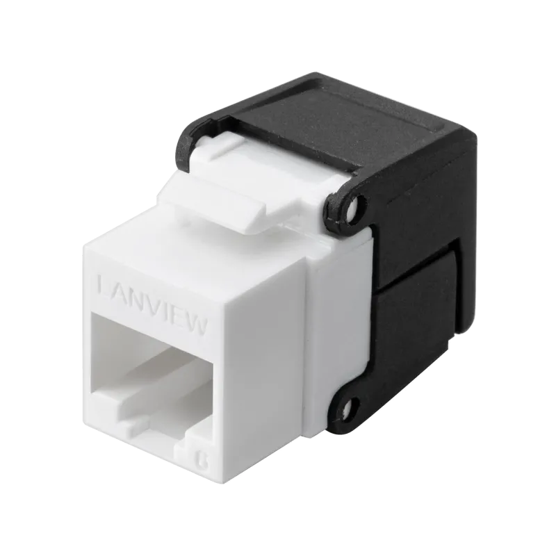 Lanview LVN128078 Lanview Modul Keystone flip jack, U/UTP (UTP), 10/100/100Base-T(X), Cat6, neecranat 5704174318972