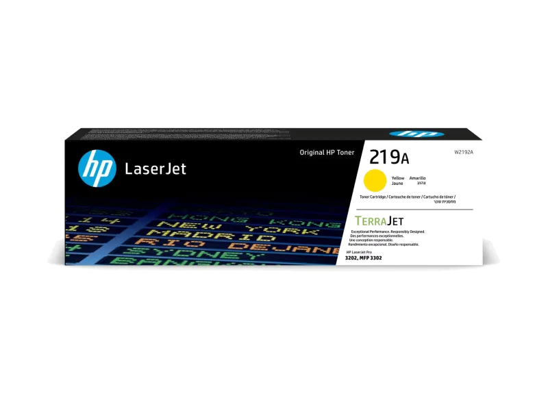 HP W2192A Cartus toner 219A original Galben / Yellow, capacitate standard, 195161016301