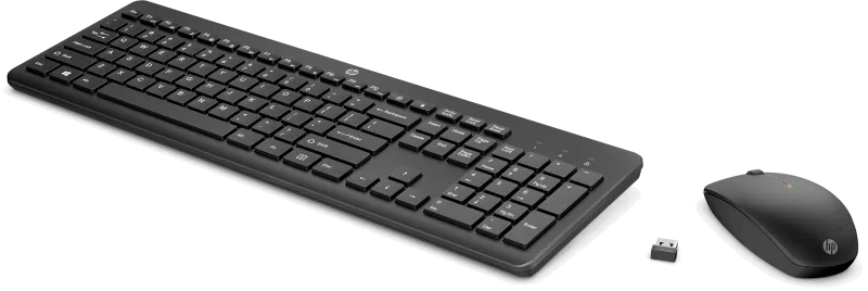 HP 1Y4D0UT Combo tastatura si mouse 235 wireless, 12 taste functii si 1600dpi mouse, 198122957910