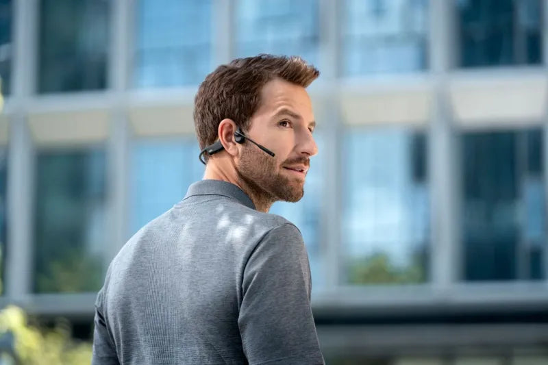 SHOKZ C120-AA-BK-EU-000 OpenComm2 UC 2025 Upgrade Casca bluetooth conductie osoasa, adaptor USB-A, 810160663263