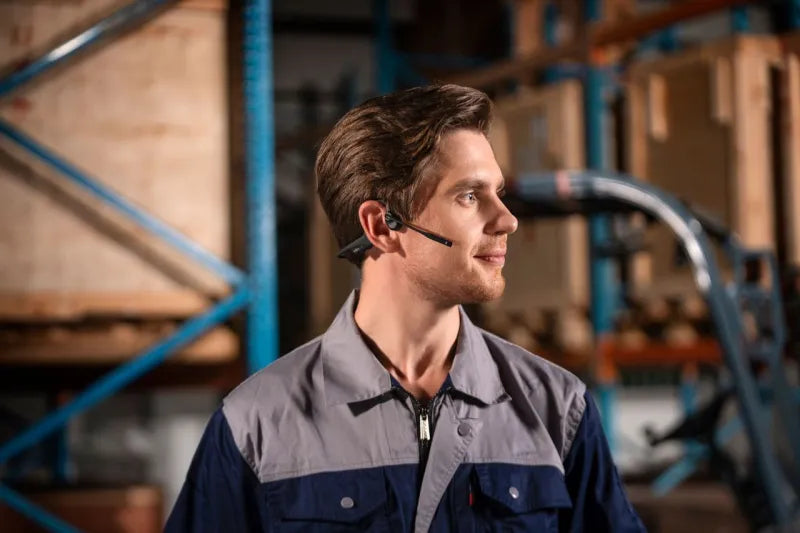 SHOKZ C120-AN-BK-EU-000 OpenComm2 2025 Upgrade Casca bluetooth conductie osoasa, 810160663232