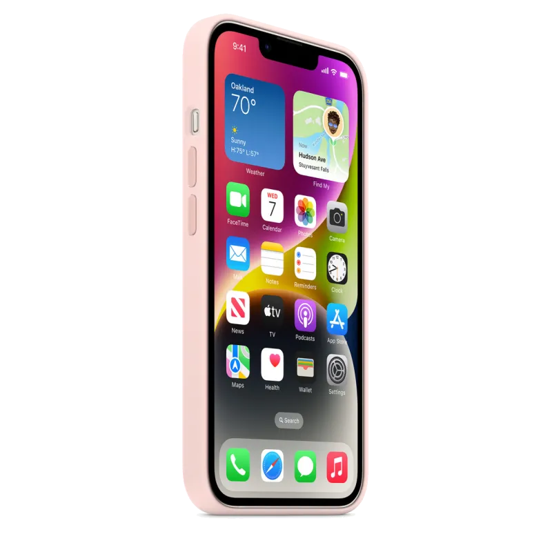 Apple MW5V3ZM/A iPhone 14 Silicone Case with MagSafe Chalk Pink, 195949908989