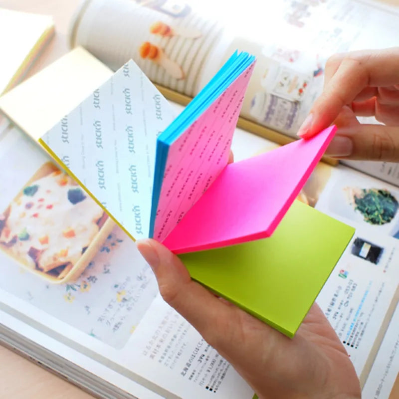 Hopax HO-21571 Magic notes autoadeziv 76x76mm 100 file 4 culori neon