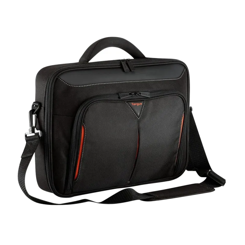 Targus CN415EU Geanta laptop Classic+ 15-15.6' Clamshell, Black/Red, 5051794008104