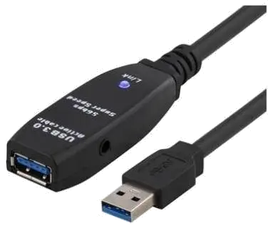 MicroConnect USB3.0AAF15A Cablu prelungitor USB-A (tata) la USB-A (mama), repetear inclus, USB 3.2 Gen 1, 5 Gbit/s, 15m, 5704174216599