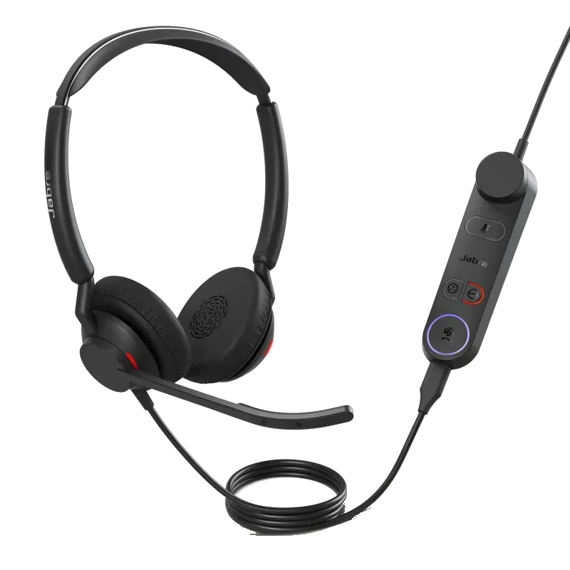 Jabra 5099-299-2169 Casca Engage 50 II MS cu fir, Binaural, On-Ear, conectare USB-C/A, 5706991034189