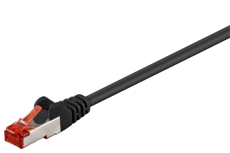 MicroConnect B-FTP603S F/UTP CAT6 3m Black PVC, Outer Shield : Foil screening, 5711045260049