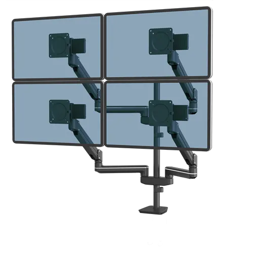 Fellowes 8610301 Tallo 4 FMS Monitor Arm Black brat pentru 4 monitoare maxim 7Kg si 40inch