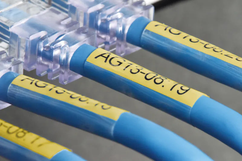 Brother TZESL661 TZE-SL661 Banda negru pe galben 36mm/8m, pentru cabluri, cu auto-laminare, 4977766806466