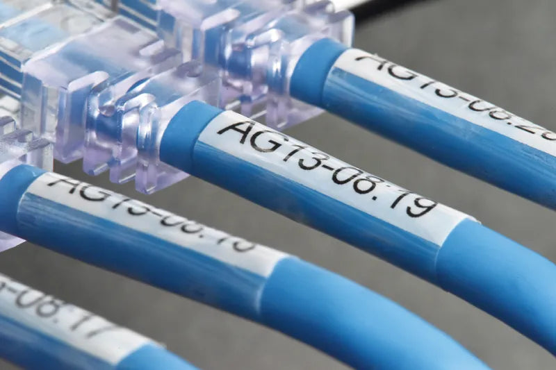 Brother TZESL251 TZE-SL251 Banda negru pe alb 24mm/8m, pentru cabluri, cu auto-laminare, 4977766806404