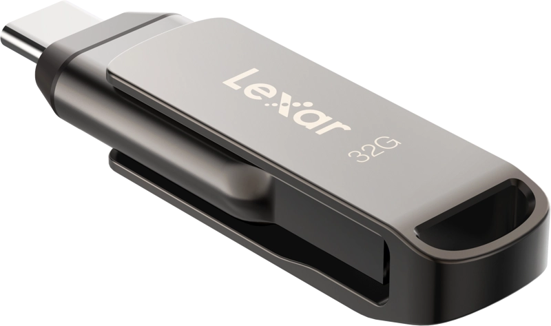 Lexar LJDD400032G-BNQNG JumpDrive Dual Drive D400 Type-C/Type-C & Type-A, up to 100MB/s read (USB 3.1) 3, 843367129058