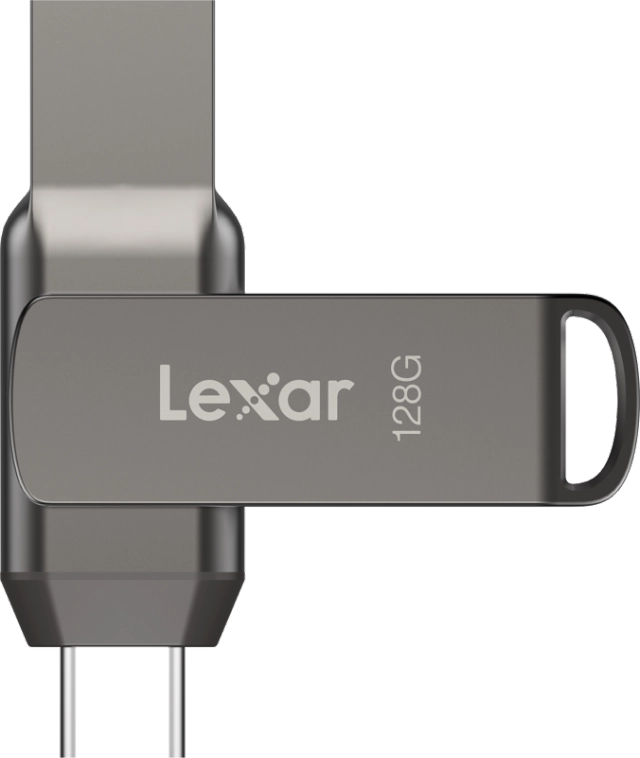 Lexar LJDD400128G-BNQNG JumpDrive Dual Drive D400 Type-C & Type-A, up to 130MB/s read (USB 3.1) 128GB, 843367129072