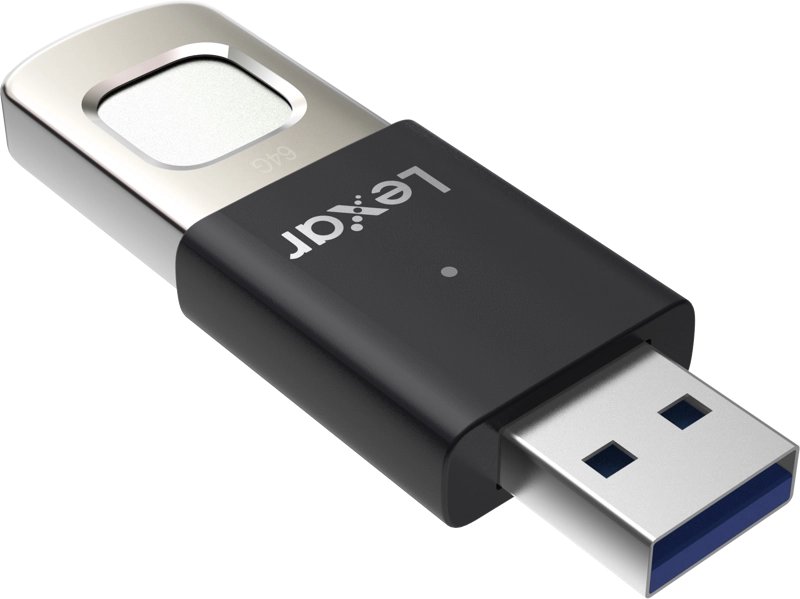 Lexar LJDF35P064G-RNBNG JumpDrive Fingerprint F35pro USB 3.2 Gen1, up to R300/W60, 64GB, 843367127467