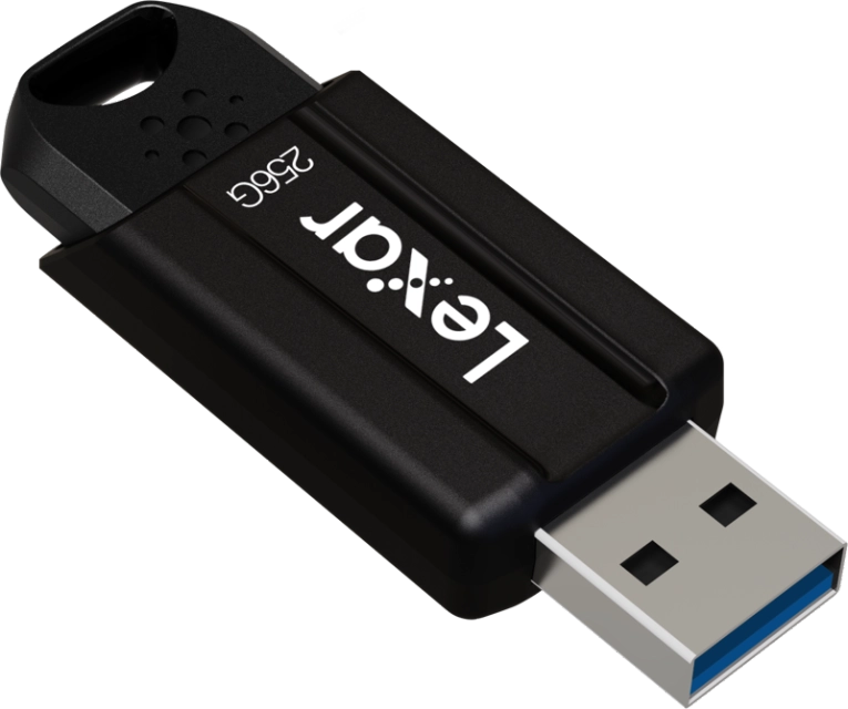 Lexar LJDS080256G-BNBNG JumpDrive S80 Flash Drive (USB 3.1) 256GB, 843367120208
