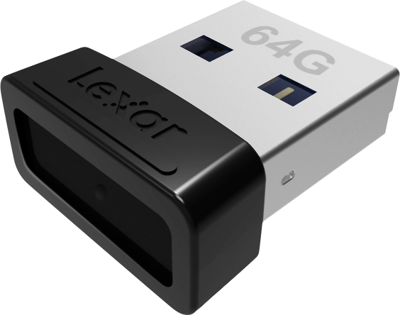 Lexar LJDS47-64GABBK JumpDrive S47 Black / up to 250MB/s (USB 3.2) 64GB, 843367116379