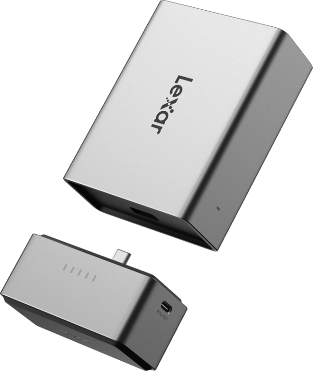 Lexar LPWF600N-1ANGL Professional Workflow Go with 2 Module bay, 843367137541