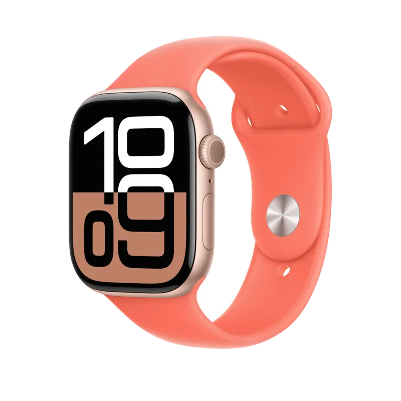 Apple MDT64ZM/A Apple Watch 46mm Sport Band Tangerine M/L (SEASONAL), 195950241822