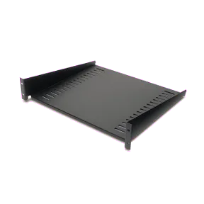 APC AR8105BLK Fixed Shelf 50lbs/22.7kg, Black, 2U, 89 x 483 x 406 mm, 731304107859