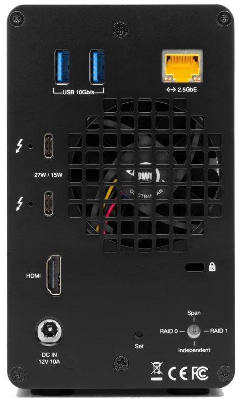 OWC OWCTB3GM000F Gemini Thunderbolt 3 Dual drive Hardware RAID Storage & Docking Enclosure, 810100981556