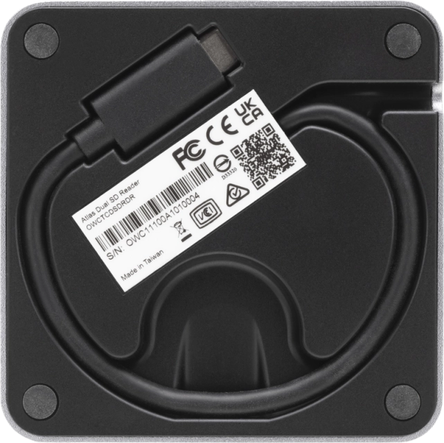 OWC OWCTCDSDRDR Cardreader Atlas USB-C Dual-Slot SDXC UHS-II, 810100982393