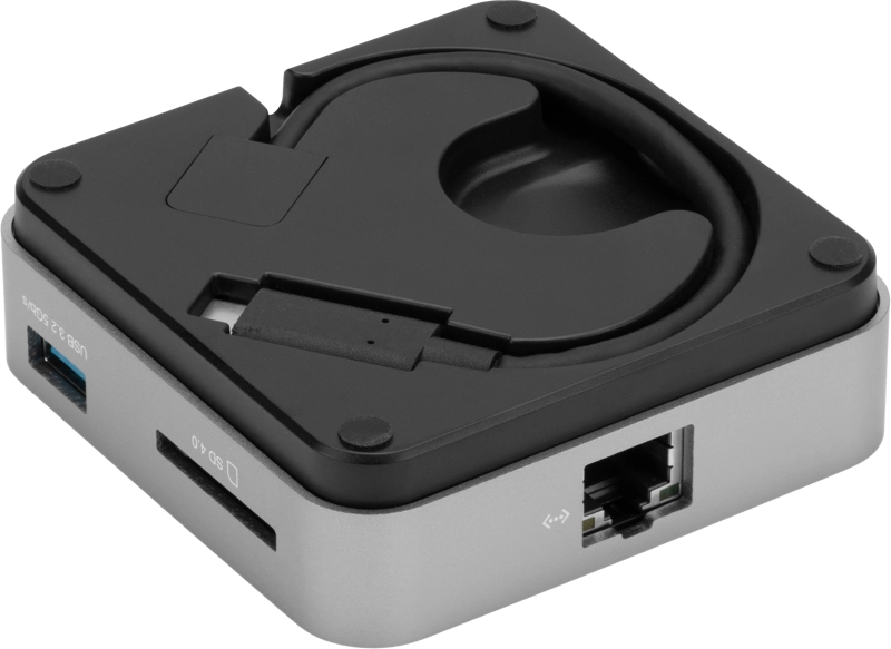 OWC OWCTCDK6P2SG Travel Dock USB-C 6Porturi 100W PD Space Gray (ethernet), 810586035613