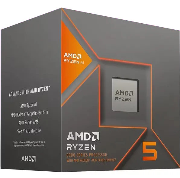 AMD 100-100001237BOX RYZEN 5 8600G 100-100001237BOX, 4.3GHz up to 5.0GHz, 6 cores 12 threads, 730143316163