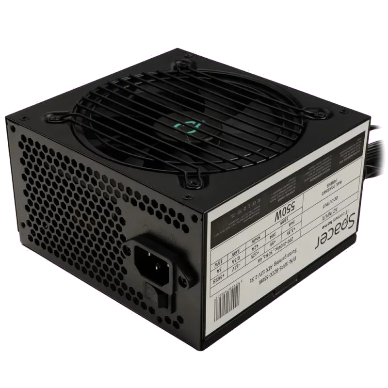 Spacer SPPS-BZCO-550 Sursa BZCO-550 80+ Bronze compatible, 550w, fan 120mm, 2x PCI-E (6+2), 6x S-ATA, 5949046608076