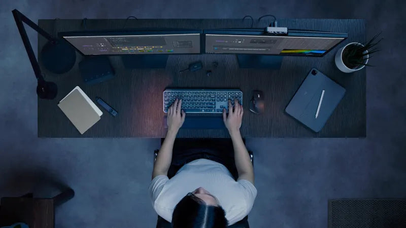 Logitech 920-011611 MX Keys S Combo Graphite, Bluetooth, Portuguese Layout, 5099206112391