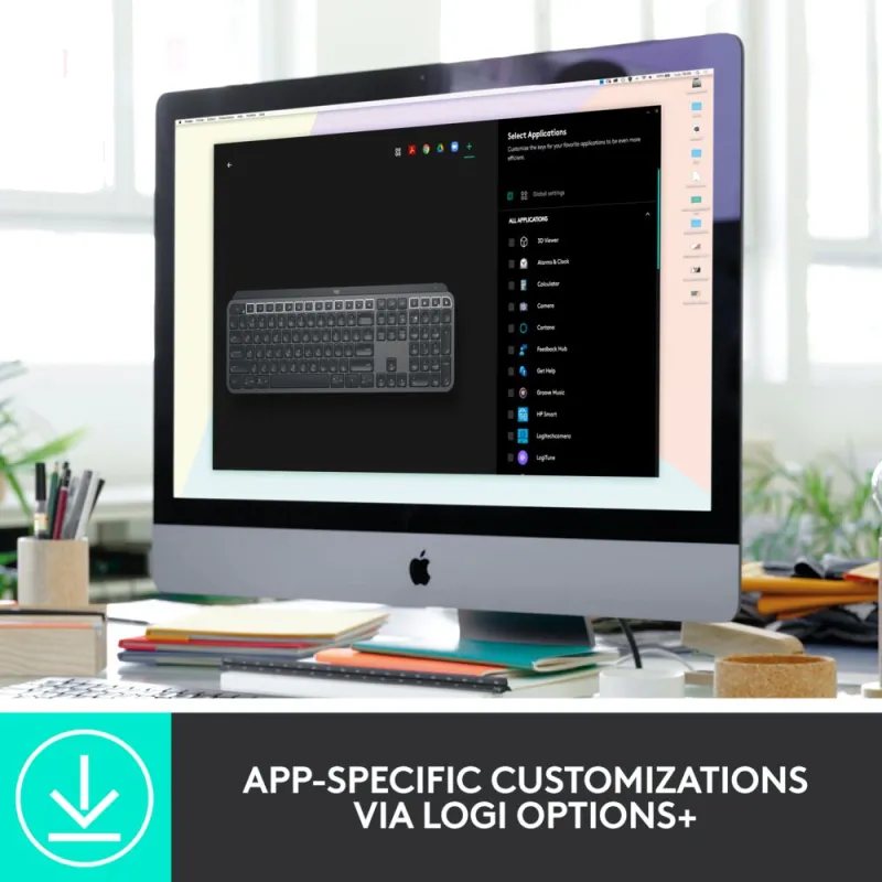 Logitech 920-010933 MX Keys Combo for Business Gen 2, Graphite, US Intl layout, 5099206104488