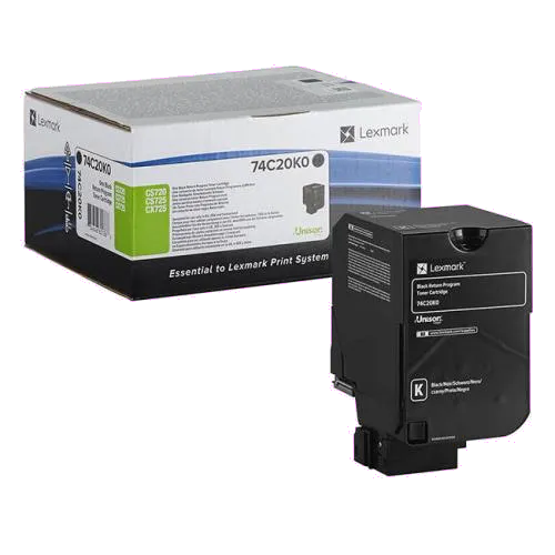 Lexmark 74C20K0 toner Black original Return Program pentru CS720 CX/CS725, 734646601368