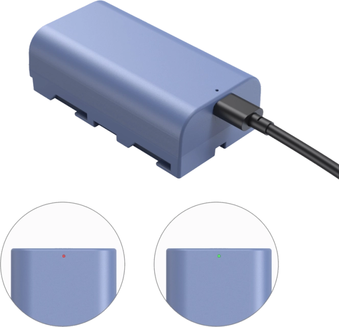 SmallRig 4331 acumulator tip NP-F550 port USB-C 3500mAh 7.27V 25.4Wh, 6941590014029