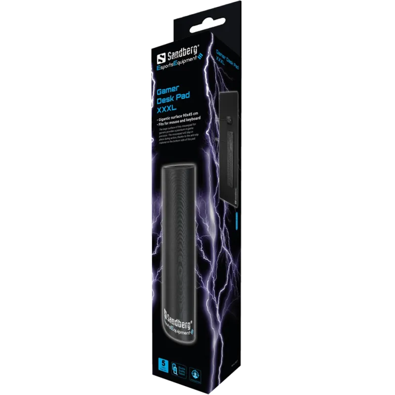 Sandberg 520-27 Gamer Desk Pad XXXL mouse pad 45x90x0.4cm, 5705730520273