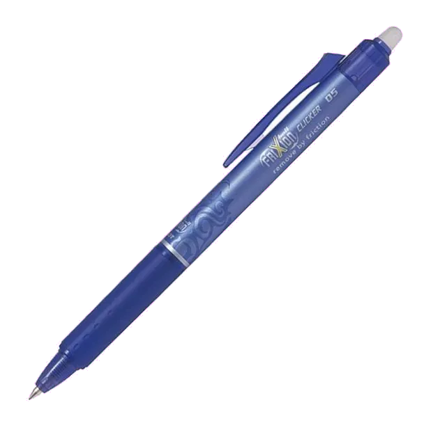 Pilot PBLRT-FR5L Frixion Clicker Roller cu gel cu rescriere 0.5 mm albastru