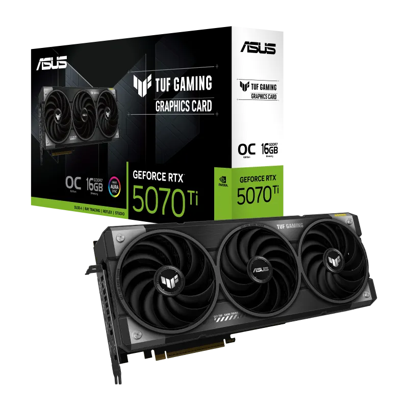 Asus TUF-RTX5070TI-O16G-GAMING TUF RTX 5070 TI OC GAMING Placa Video 16GB GDDR7 256 bit, PCIE 5.0, 2x HDMI, 197105861459