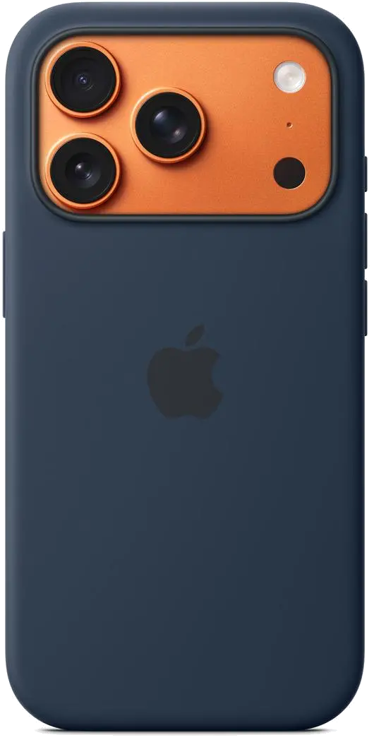 Apple MGFH4ZM/A iPhone 17 Pro Silicone Case with MagSafe – Midnight, 195950663976